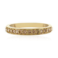 Anillo en oro con Diamante chocolate I1