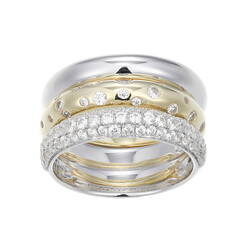 Anillo en plata con Zircón (Adela Silber)