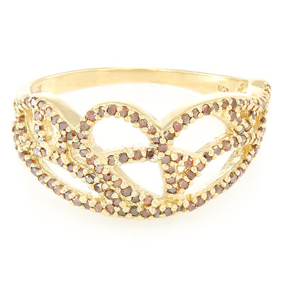 Anillo en plata con Diamante fantasía
