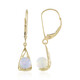 Pendientes en oro con Ópalo de Welo (Ornaments by de Melo)
