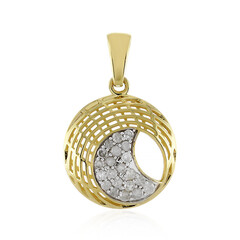 Colgante en oro con Diamante I4 (J) (Ornaments by de Melo)