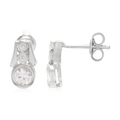 Pendientes en plata con Zafiro de Mozambique