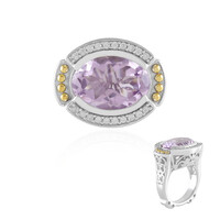Anillo en plata con Amatista Rosa de Francia (Dallas Prince Designs)