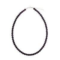 Collar en plata con Stichtita