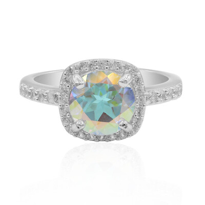 Anillo en plata con Topacio Rayo de Luna