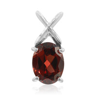 Colgante en plata con Granate de Mozambique
