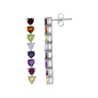 Pendientes en plata con Iolita