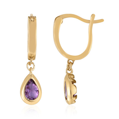 Pendientes en plata con Amatista