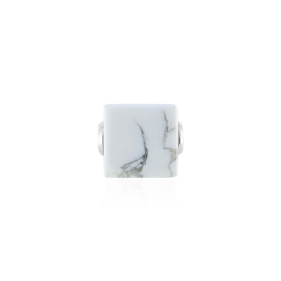 Colgante en plata con Howlita (MONOSONO COLLECTION)
