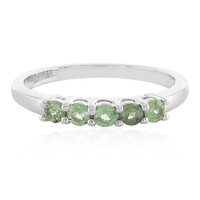 Anillo en plata con Alejandrita de Brasil