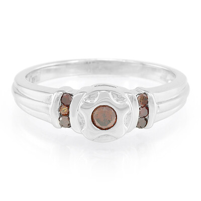 Anillo en plata con Diamante fantasía