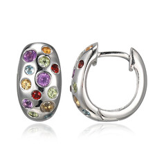 Pendientes en plata con Amatista de Zambia