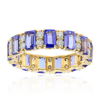 Anillo en oro con Tanzanita AAA (CIRARI)