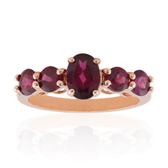 Anillo en plata con Rodolita