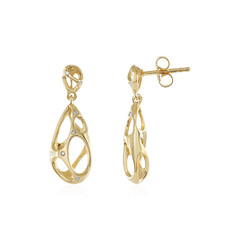 Pendientes en plata con Diamante I2 (J)