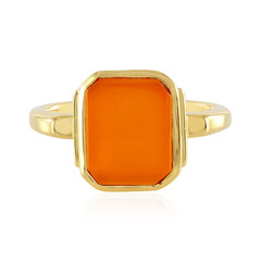 Anillo en plata con Cornalina