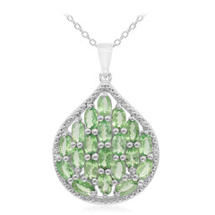 Collar en plata con Tsavorita