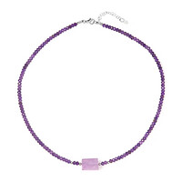 Collar en plata con Amatista