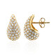 Pendientes en plata con Zircón (M de Luca)