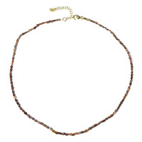 Collar en plata con Diamante rojo