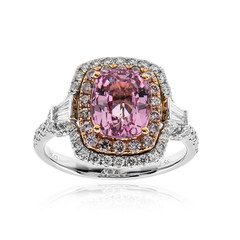 Anillo en oro con Espinela de Birmania rosa (CIRARI)