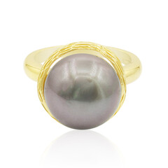 Anillo en plata con Perla cultivada de Tahití (TPC)