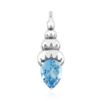Colgante en plata con Topacio azul suizo (Remy Rotenier)