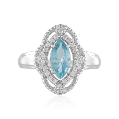 Anillo en plata con Zircón de Ratanak Kirí