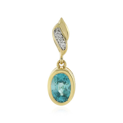 Colgante en oro con Zircón de Ratanak Kirí (La Revelle)