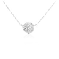 Collar en plata con Zircón
