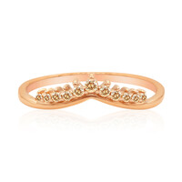 Anillo en oro con Diamante rosa de Francia de Argyle SI1