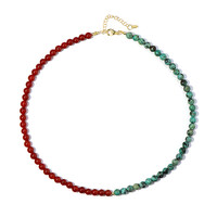 Collar en plata con Turquesa de África