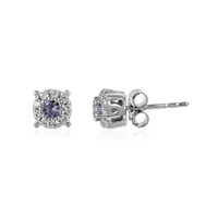Pendientes en plata con Tanzanita