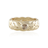 Anillo en oro con Diamante I3 champán (de Melo)