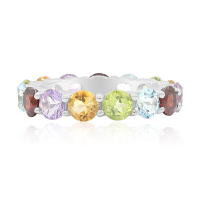 Anillo en plata con Amatista