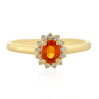 Anillo en plata con Zafiro Crepúsculo