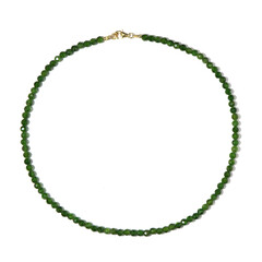 Collar en plata con Diópsido de Rusia