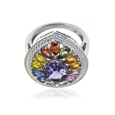 Anillo en plata con Amatista Rosa de Francia