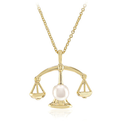 Collar en plata con Perla blanca Freshwater