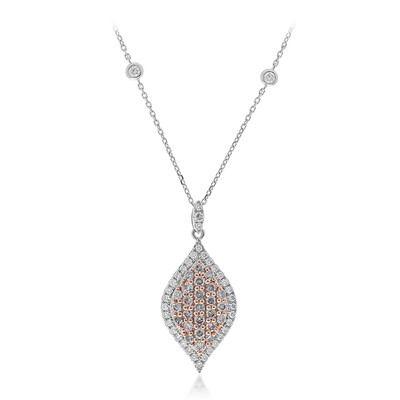 Collar en oro con Diamante rosa I1 (CIRARI)