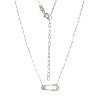 Collar en plata con Zircón (Adela Silber)
