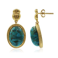 Pendientes en plata con Turquesa