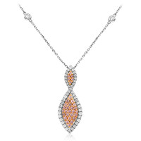 Collar en oro con Diamante rosa I1 (CIRARI)