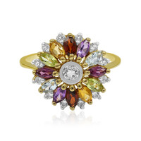 Anillo en plata con Amatista