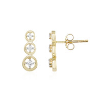 Pendientes en oro con Diamante SI1 (I)