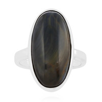 Anillo en plata con Pietersita