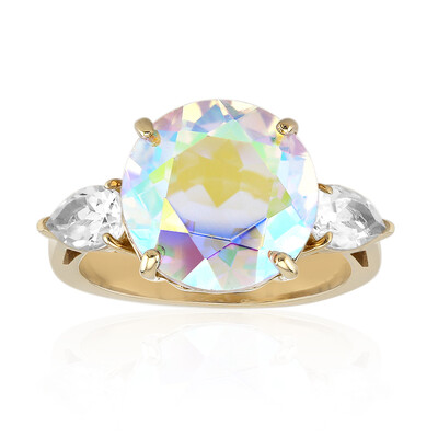 Anillo en plata con Cuarzo Rayo de luna