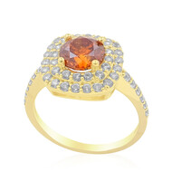 Anillo en oro con Esfalerita