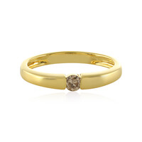 Anillo en plata con Diamante champán I4