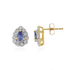 Pendientes en plata con Tanzanita
